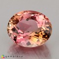 Natural Tourmaline 3.48 Carats Padparadscha Pink Oval 10x9 mm Loose Gemstone - Image 2