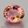 Natural Tourmaline 3.48 Carats Padparadscha Pink Oval 10x9 mm Loose Gemstone - Image 3