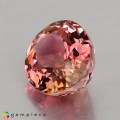 Natural Tourmaline 3.48 Carats Padparadscha Pink Oval 10x9 mm Loose Gemstone - Image 4