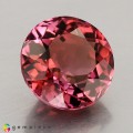 Natural Tourmaline 3.20 Carats Hot Pink Round 9x6 mm Loose Gemstone - Image 2