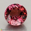 Natural Tourmaline 3.20 Carats Hot Pink Round 9x6 mm Loose Gemstone - Image 3