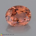 Natural Tourmaline 2.96 Carats Orange Pink Oval 10x8 mm Loose Gemstone - Image 5