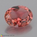 Natural Tourmaline 4.95 Carats Orange Pink Oval 12x10 mm Loose Gemstone - Image 2