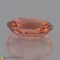 Natural Tourmaline 3.28 Carats Orange Pink Oval 11x9 mm Loose Gemstone - Image 2