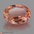 Natural Tourmaline 3.28 Carats Orange Pink Oval 11x9 mm Loose Gemstone - Image 3