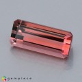 Natural Tourmaline 3.18 Carats Pink Emerald Cut 12x5 mm Loose Gemstone - Image 1