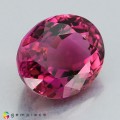 Natural Tourmaline 2.84 Carats Vivid Purplish Pink Oval 9x8 mm Loose Gemstone - Image 4