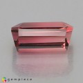 Natural Tourmaline 3.76 Carats Pink Emerald Cut 11x7 mm Loose Gemstone - Image 3