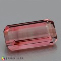 Natural Tourmaline 7.08 Carats Pink to Baby Pink Emerald Cut 16x8 mm Loose Gemstone - Image 3