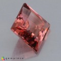 Natural Tourmaline 2.38 Carats Padparadscha Pink Square  8x7 mm Loose Gemstone - Image 4