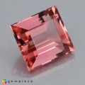 Natural Tourmaline 2.38 Carats Padparadscha Pink Square  8x7 mm Loose Gemstone - Image 5