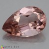 Natural Tourmaline 2.91 Carats Peach Pink Pear 12x8 mm Loose Gemstone - Image 1