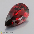 Natural Pyrope garnet 6.37 Carats Vivid Red Pear 16x6 mm Loose Gemstone - Image 3