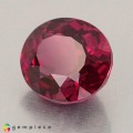 Natural Rhodolite garnet 4.70 Carats Vivid Purplish Pink Oval 10x9 mm Loose Gemstone - Image 3