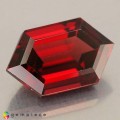 Natural Rhodolite garnet 4.68 Carats Vivid Red Fancy  13x8 mm Loose Gemstone - Image 1