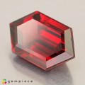Natural Rhodolite garnet 4.68 Carats Vivid Red Fancy  13x8 mm Loose Gemstone - Image 2