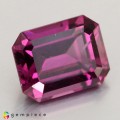 Natural Rhodolite garnet 4.91 Carats Purple Emerald Cut 10x8 mm Loose Gemstone - Image 6