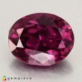 Natural Rhodolilte garnet 4.51 Carats Vivid Purple Oval 11x9 mm Loose Gemstone - Image 1