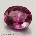 Natural Rhodolilte garnet 4.51 Carats Vivid Purple Oval 11x9 mm Loose Gemstone - Image 2