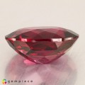 Natural Rhodolite garnet 4.76 Carats Vivid Purplish Pink Oval 12x9 mm Loose Gemstone - Image 3