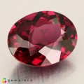 Natural Rhodolite garnet 4.76 Carats Vivid Purplish Pink Oval 12x9 mm Loose Gemstone - Image 5