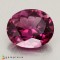 rhodolite garnet  4.09cts - 11x9mm