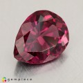 Natural Rhodolite garnet 3.45 Carats Purple Pear 11x8 mm Loose Gemstone - Image 2