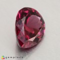 Natural Rhodolite garnet 3.45 Carats Purple Pear 11x8 mm Loose Gemstone - Image 5