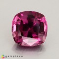 Natural Rhodolite garnet 3.16 Carats Purple Antique Cushion 8x8 mm Loose Gemstone - Image 2
