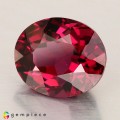 Natural Rhodolite garnet 4.54 Carats Vivid Purplish Pink Oval 10x9 mm Loose Gemstone - Image 2