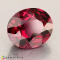 Natural Rhodolite garnet 4.54 Carats Vivid Purplish Pink Oval 10x9 mm Loose Gemstone - Image 6