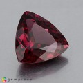 Natural Rhodolite garnet 5.26 Carats Reddish Pink Trilliant  11x11 mm Loose Gemstone - Image 2