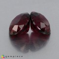Natural Rhodolite garnet 7.20 Carats Pinkish Red Round 9x6 mm Loose Gemstone - Image 2