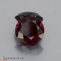 Natural Rhodolite garnet 7.20 Carats Pinkish Red Round 9x6 mm Loose Gemstone - Image 1