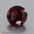 Natural Rhodolite garnet 3.46 Carats Pinkish Red Round 9x6 mm Loose Gemstone - Image 4