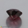 Natural Rhodolite garnet 3.46 Carats Pinkish Red Round 9x6 mm Loose Gemstone - Image 2