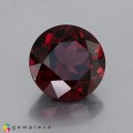 Natural Rhodolite garnet 3.46 Carats Pinkish Red Round 9x6 mm Loose Gemstone - Image 3