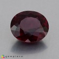 Natural Rhodolite garnet 5.43 Carats Purplish Pink Oval 11x10 mm Loose Gemstone - Image 3