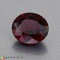 Natural Rhodolite garnet 3.98 Carats Purplish Pink Oval 10x9 mm Loose Gemstone - Image 1