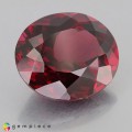 Natural Rhodolite garnet 8.74 Carats Pinkish Red Oval 13x12 mm Loose Gemstone - Image 2