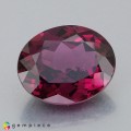 Natural Rhodolite garnet 5.85 Carats Purplish Pink Oval 12x10 mm Loose Gemstone - Image 3