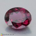 Natural Rhodolite garnet 5.85 Carats Purplish Pink Oval 12x10 mm Loose Gemstone - Image 4