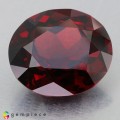 Natural Rhodolite garnet 9.40 Carats Vivid Red Oval 13x12 mm Loose Gemstone - Image 5