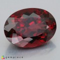 Natural Rhodolite garnet 8.19 Carats Pinkish Red Oval 14x10 mm Loose Gemstone - Image 3