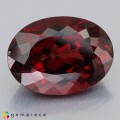 Natural Rhodolite garnet 8.19 Carats Pinkish Red Oval 14x10 mm Loose Gemstone - Image 1