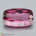 Natural Rhodolite garnet 4.28 Carats Purplish Pink Cushion 12x7 mm Loose Gemstone - Image 2
