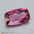 Natural Rhodolite garnet 4.28 Carats Purplish Pink Cushion 12x7 mm Loose Gemstone - Image 1