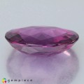 Natural Rhodolite garnet 5.72 Carats Purple Oval Checker 13x10 mm Loose Gemstone - Image 3