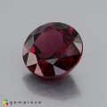 Natural Rhodolite garnet 3.32 Carats Purplish Pink Round 9x5 mm Loose Gemstone - Image 2