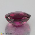 Natural Rhodolite garnet 3.46 Carats Vivid Purple Oval 9x8 mm Loose Gemstone - Image 4